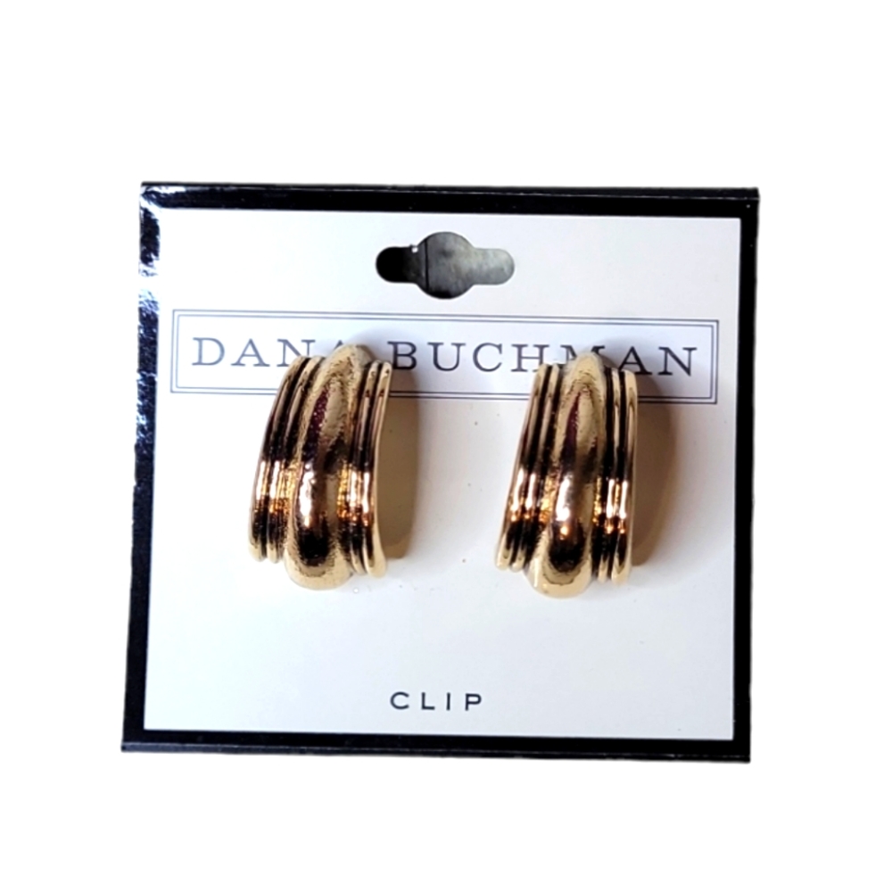 Dana Buchman clip on earring